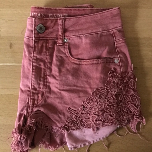 American Eagle Crotchet Festive Shorts - Picture 2 of 5